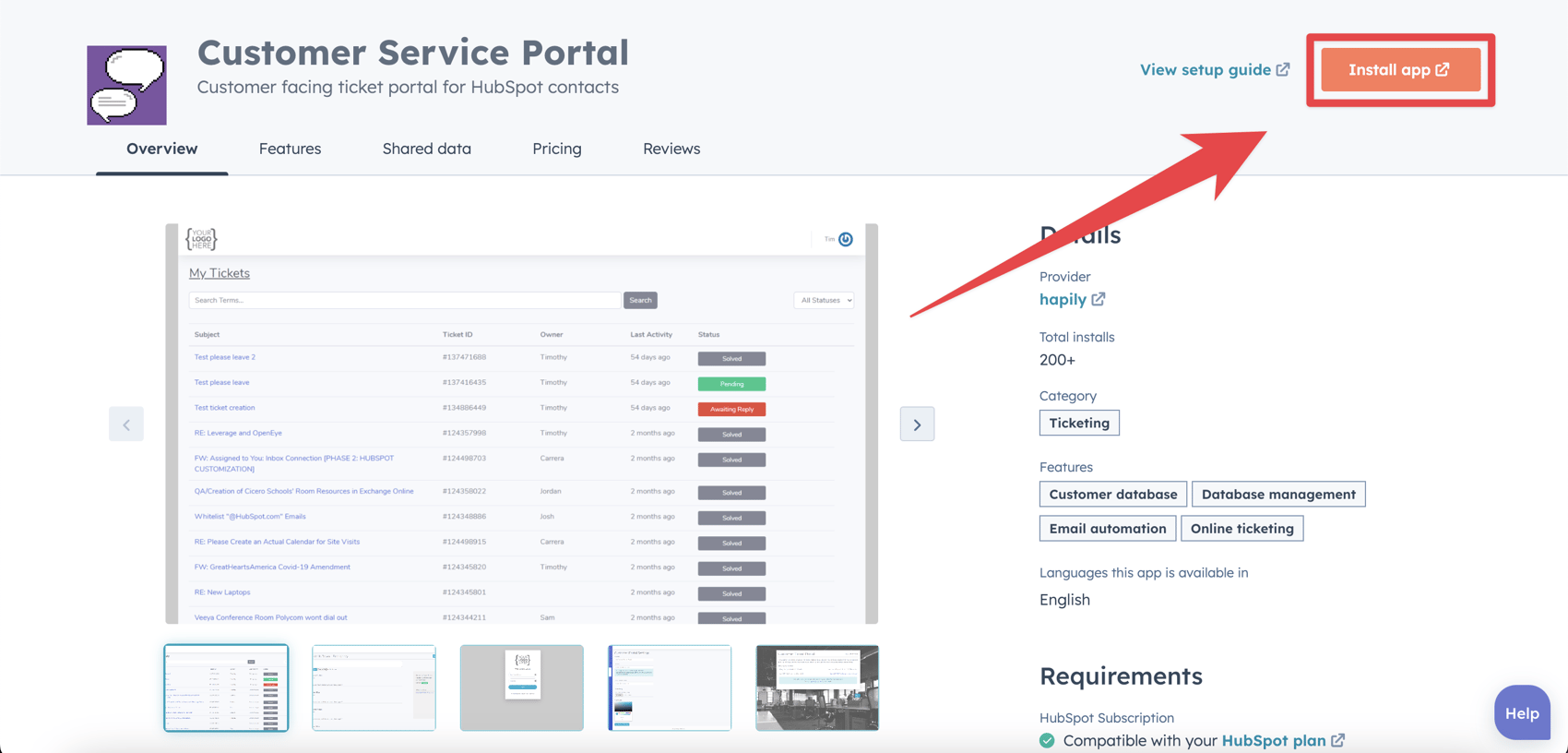 The Best Customer Service Portal For Use With HubSpot Service Hub